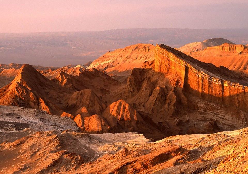 Valley of the moon and its attractions in San Pedro de Atacama